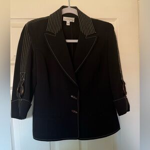 St. John Sport Blazer With White Trim